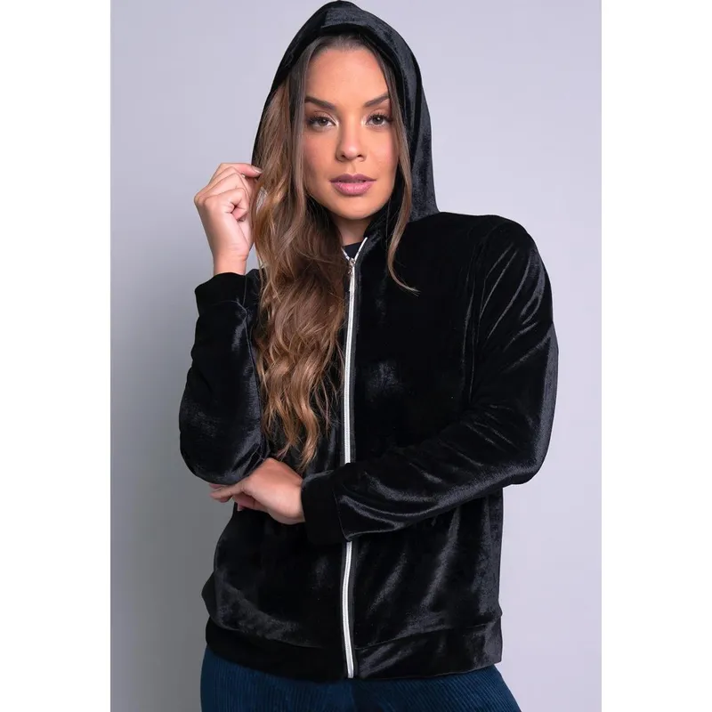 Casaco Inverno Veludo Mvb Modas Feminino