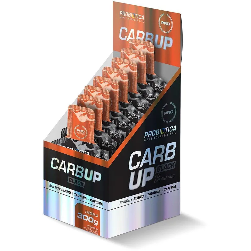 Carb-UP Gel Black c/ 10 Unidades - Probiótica