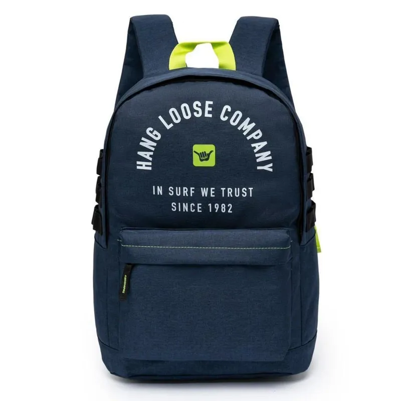 Mochila Unissex Escolar Reforçada Hang Loose 15 Litros