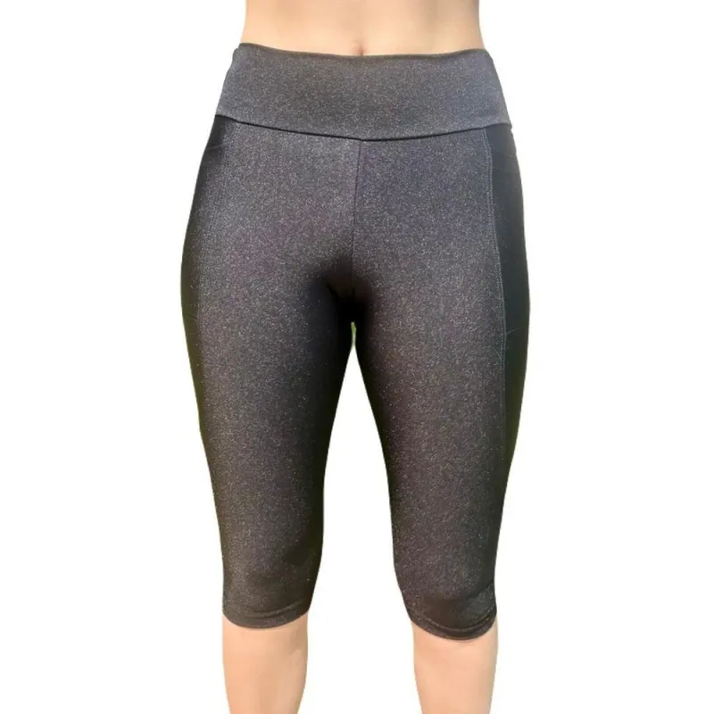 Calça Feminina Corsário Cós Duplo Bolsos Frontais Tecido Trilobal Calça Fitness Academia