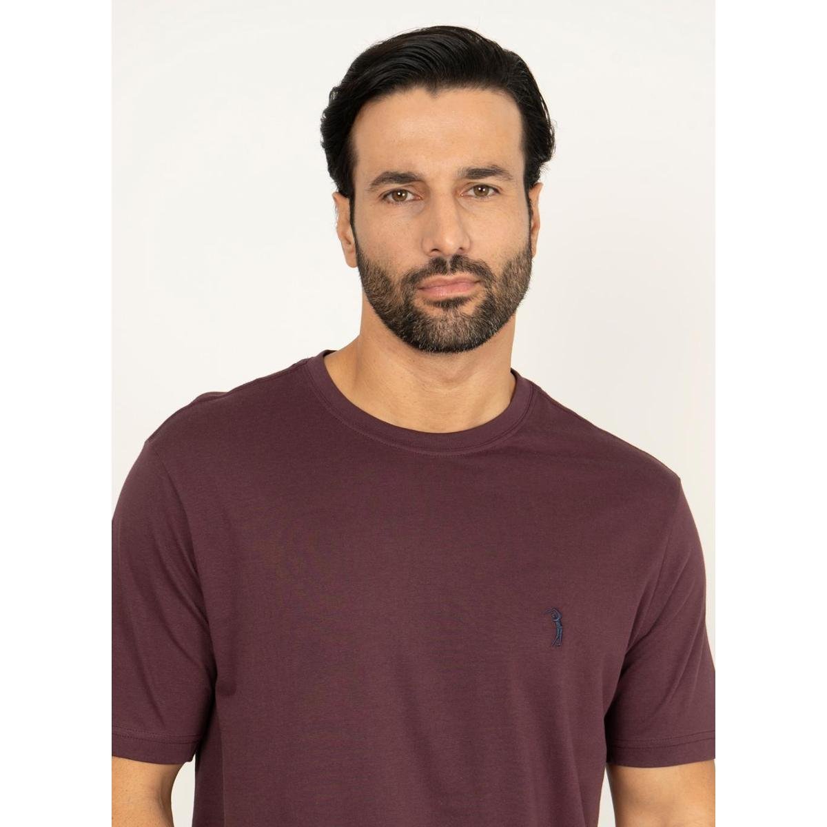 Camiseta Aleatory Lisa Roxo Beringela