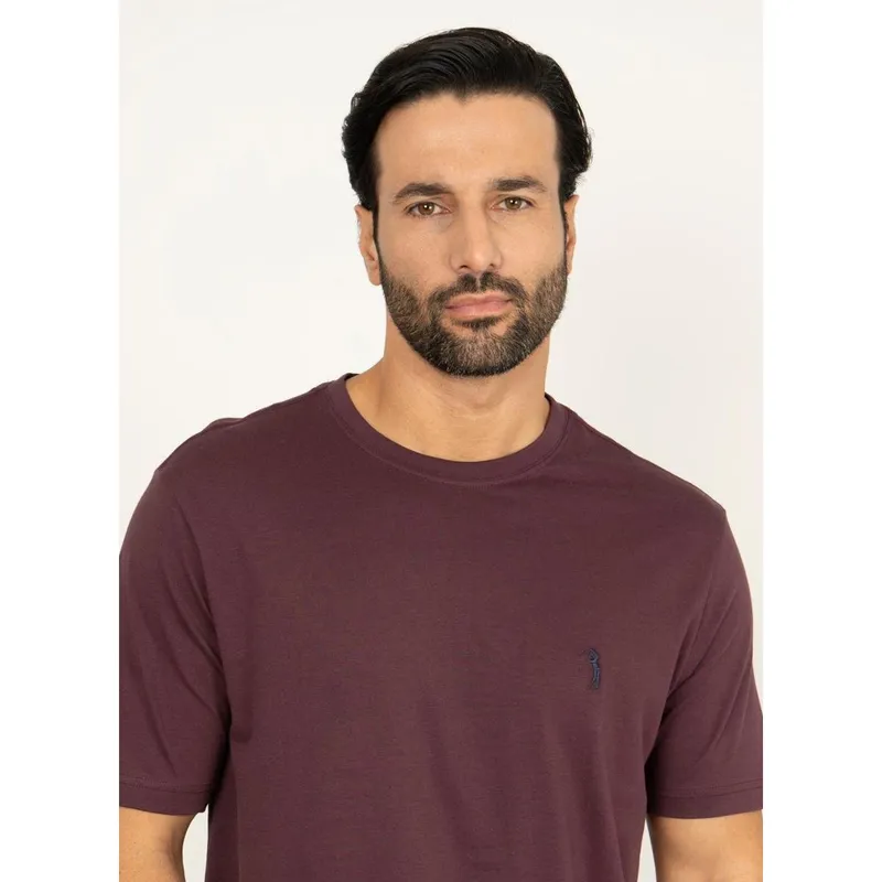 Camiseta Aleatory Lisa Roxo Beringela