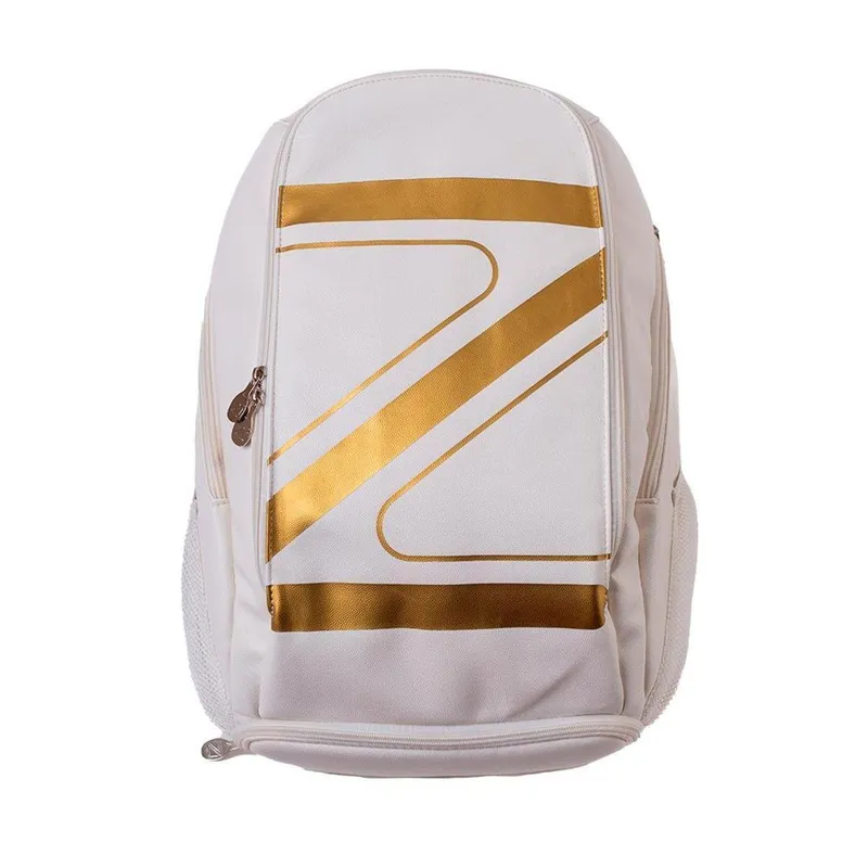 Mochila Zeiq Pro Branca e Dourada Cor:;Tamanho:Único;Gênero:Unissex