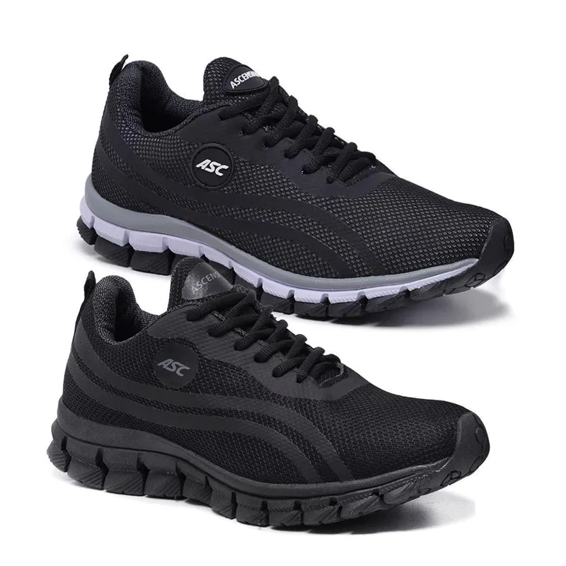 Kit 2 Pares de Tênis Masculino Para Caminhada Esportes Academia Treino