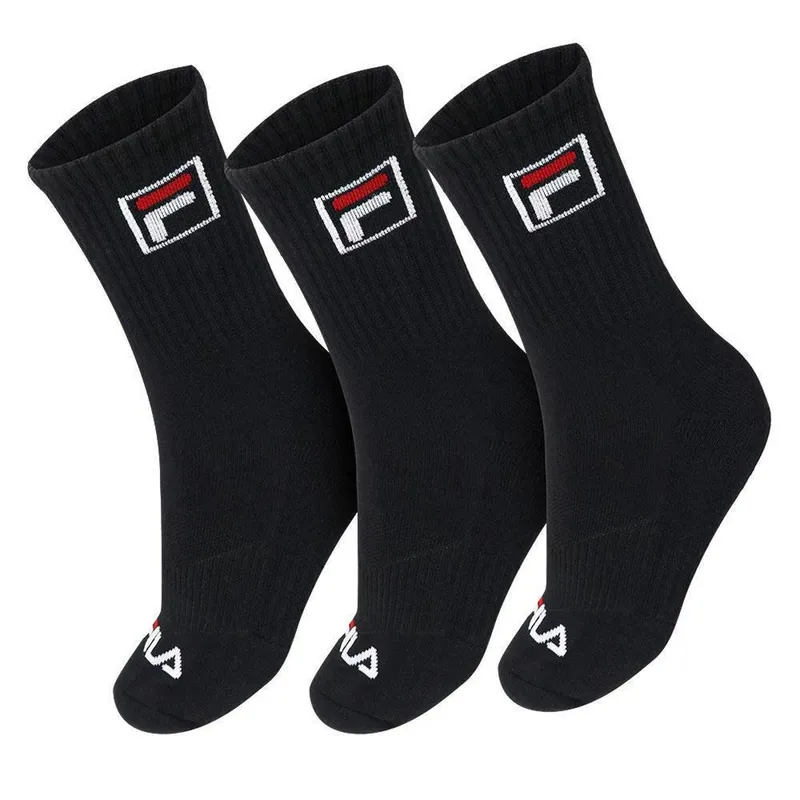 Meia Fila FBox 39 ao 43 - Pack com 03 Unidades - Preta