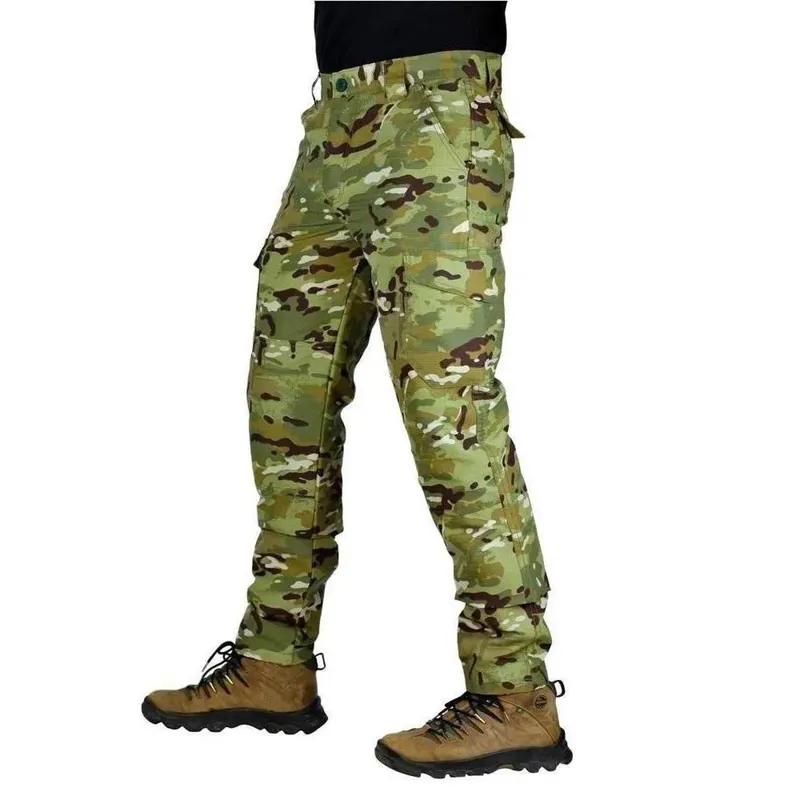 Calça Tática Safo Militar Cargo 6 Bolsos Rip Stop Multicam