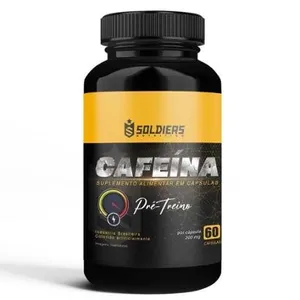 Cafeína 60 Caps - 2000mg - Soldiers Nutrition