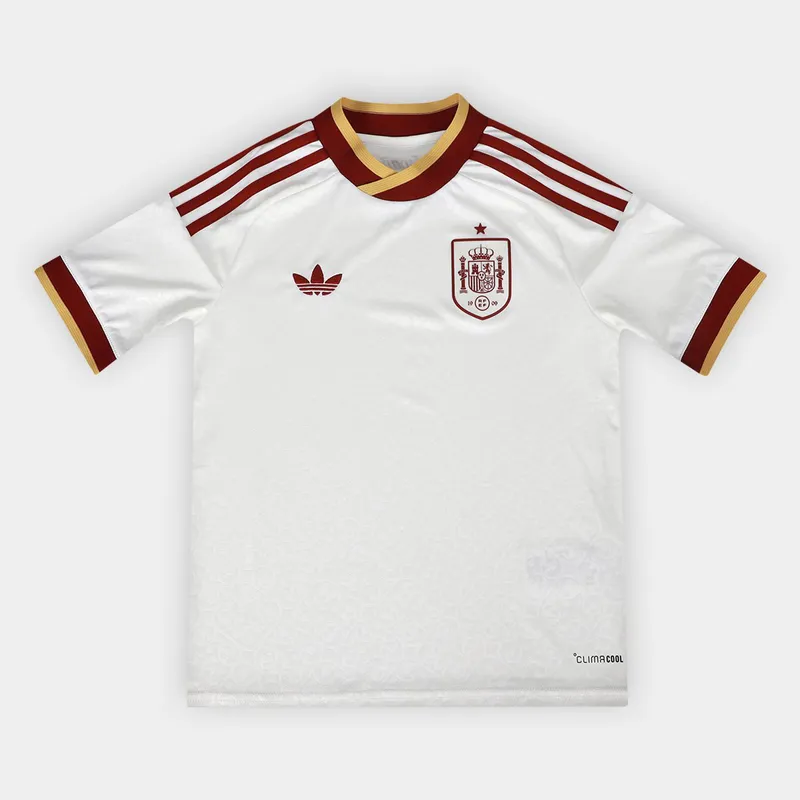 Camisa Infantil Seleção Espanha Away 2026 s/nº Torcedor Adidas Originals