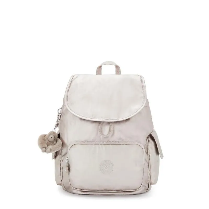 Mochila Kipling City Pack S Metallic Glow