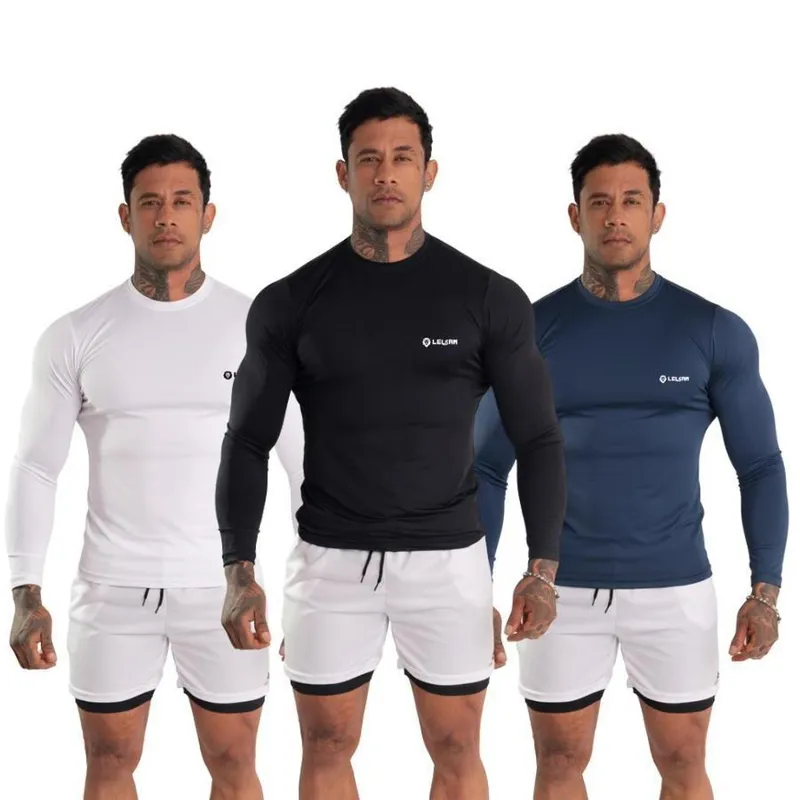 Kit 3 Camisetas Manga Longa Proteção UV Fitness Academia Treino
