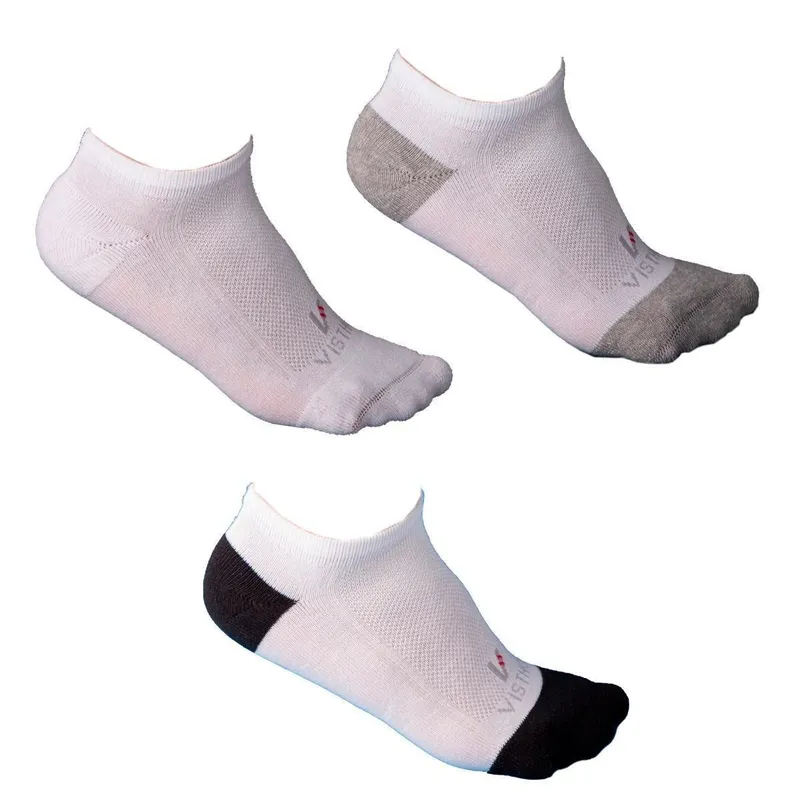 Kit 3 Pares Meia Vistho Algodão Masculino