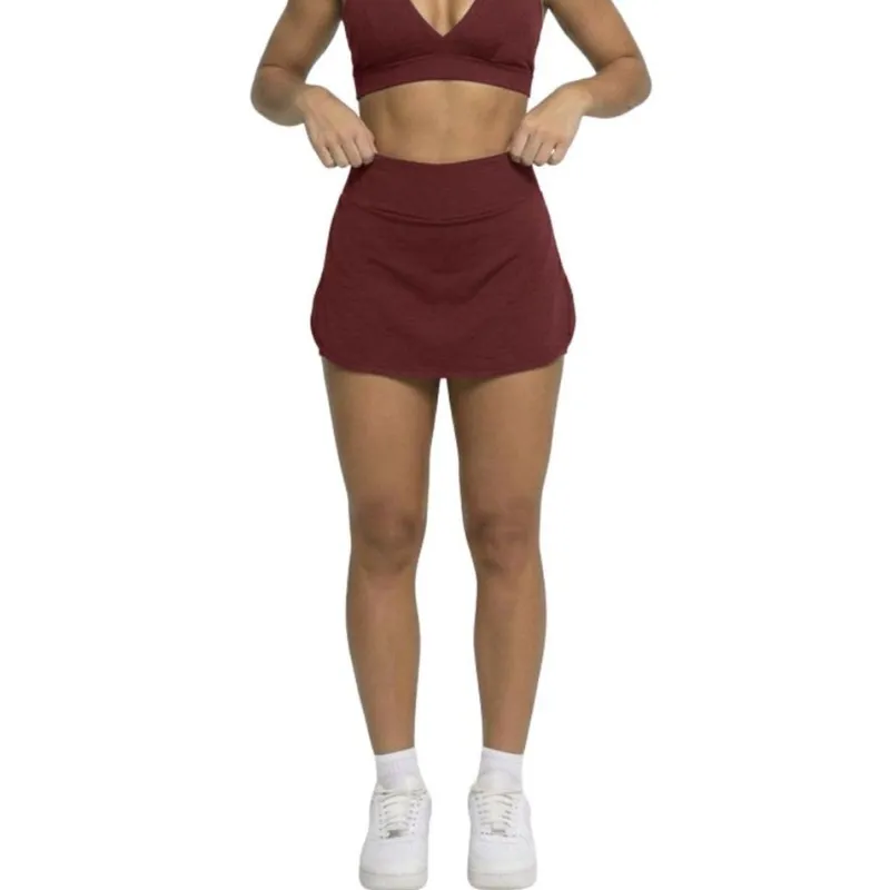 Short Saia Curto Tapa Bumbum Bella Fiore Roupa Academia Treino Moda Fitness Feminina Musculação