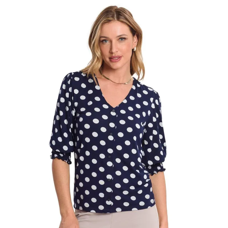 Camisa Manga 3/4 Endless Azul