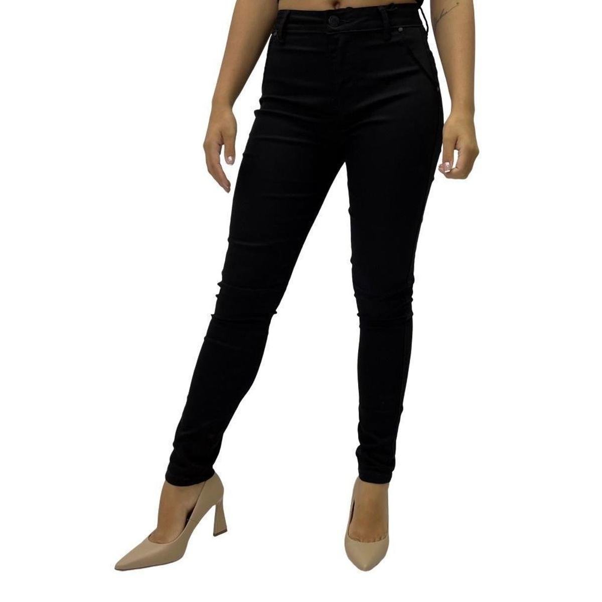 Calça Young Style Skinny em Sarja