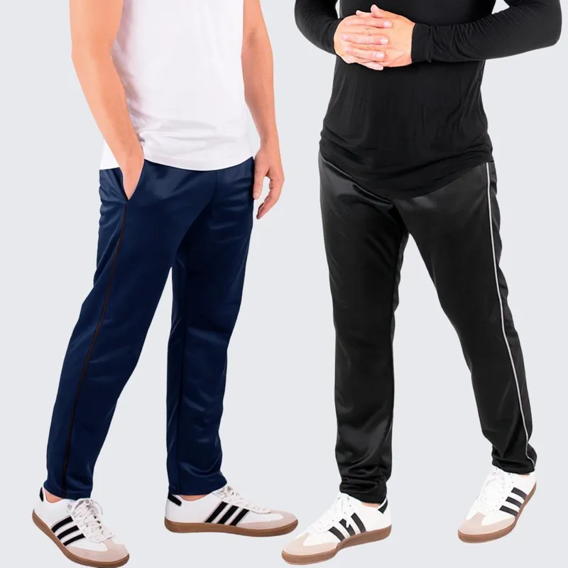 Kit 2 Calça Masculina Esportiva Helanca Premium Treino Academia Casual