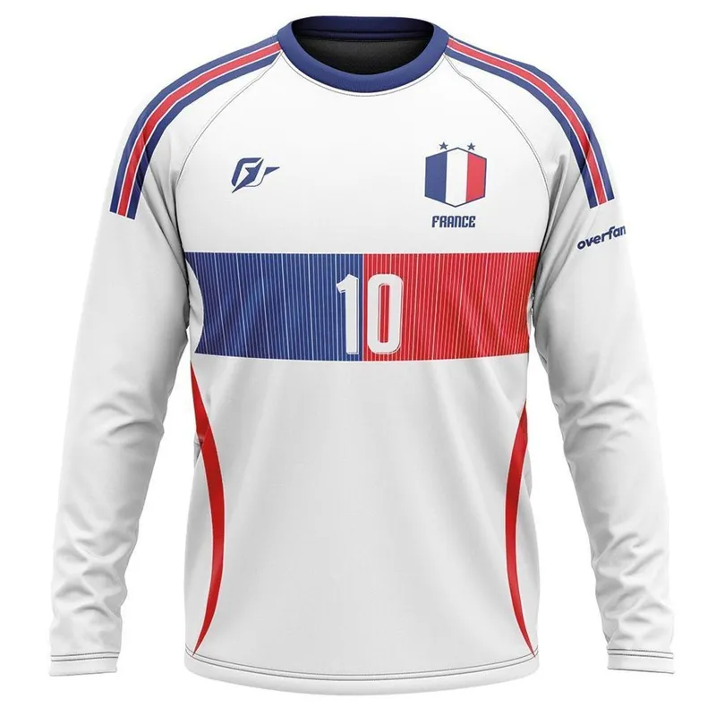 Camiseta Manga Longa Filtro UV França Retrô Away