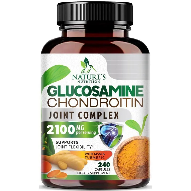 Suplemento Nature'S Nutrition Glucosamina Condroitina Msm 24
