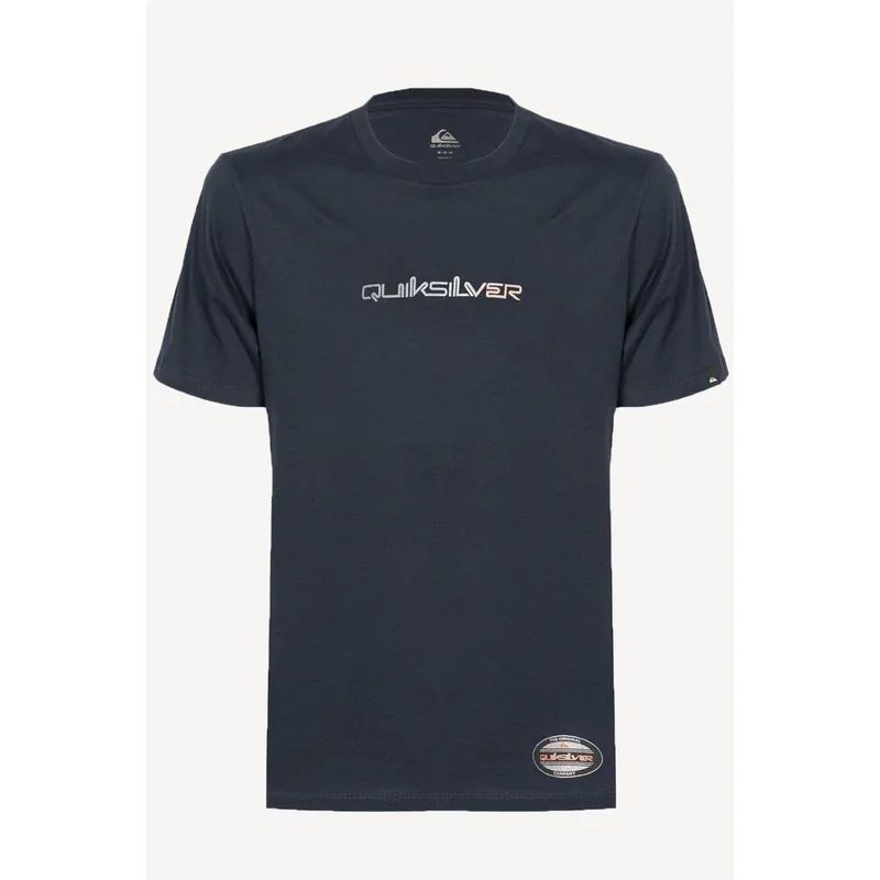 Camiseta M/C Gradient Type New Wave Marinho-Marinho-M