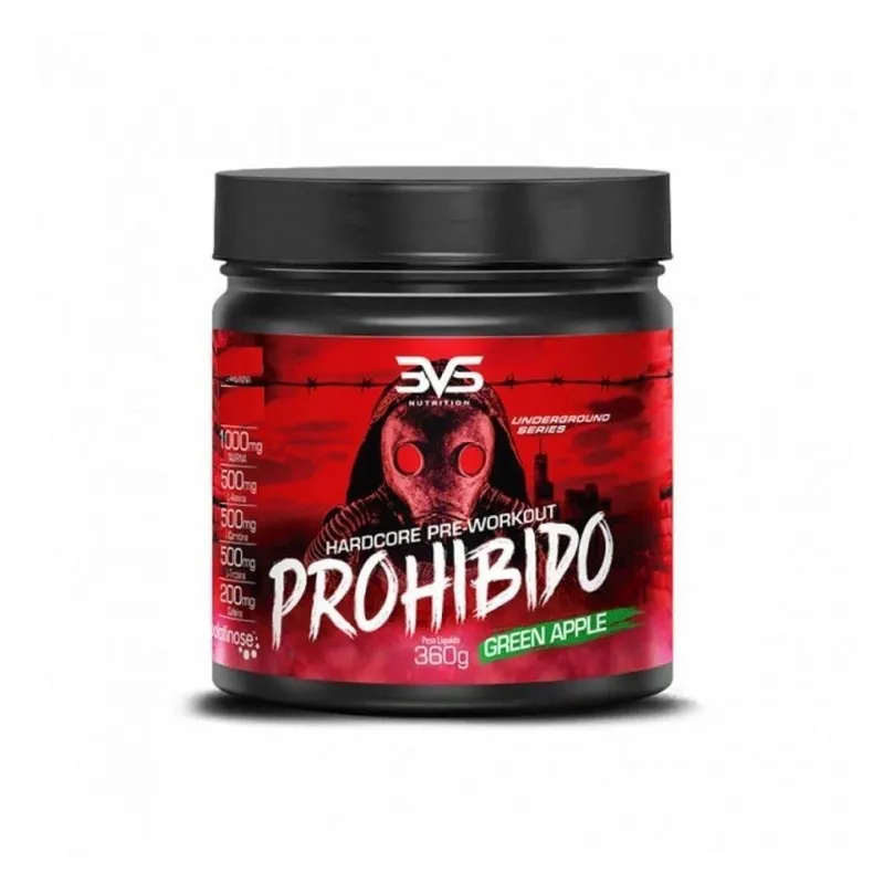 Prohibido HardCore PréWorkout (360g)