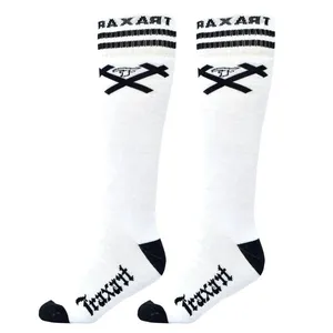 Meia Traxart Inline Preta com 'X' Branca DZ-233