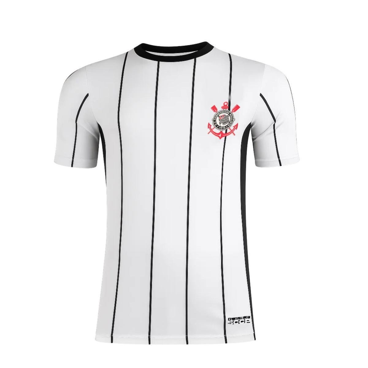Camisa Masculina Corinthians Dry Recorte lateral