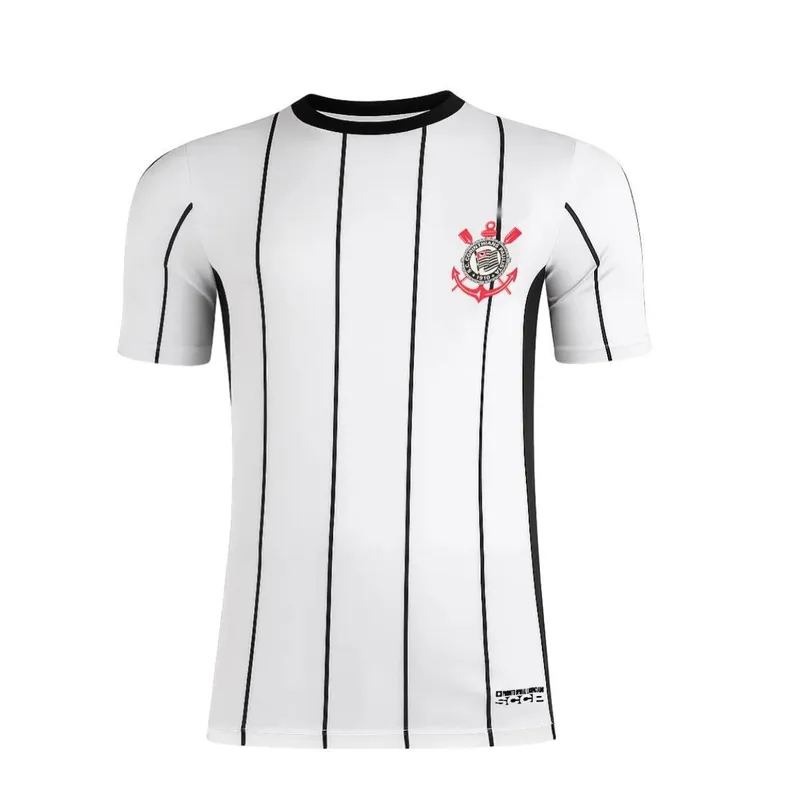 Camisa Masculina Corinthians Dry Recorte lateral
