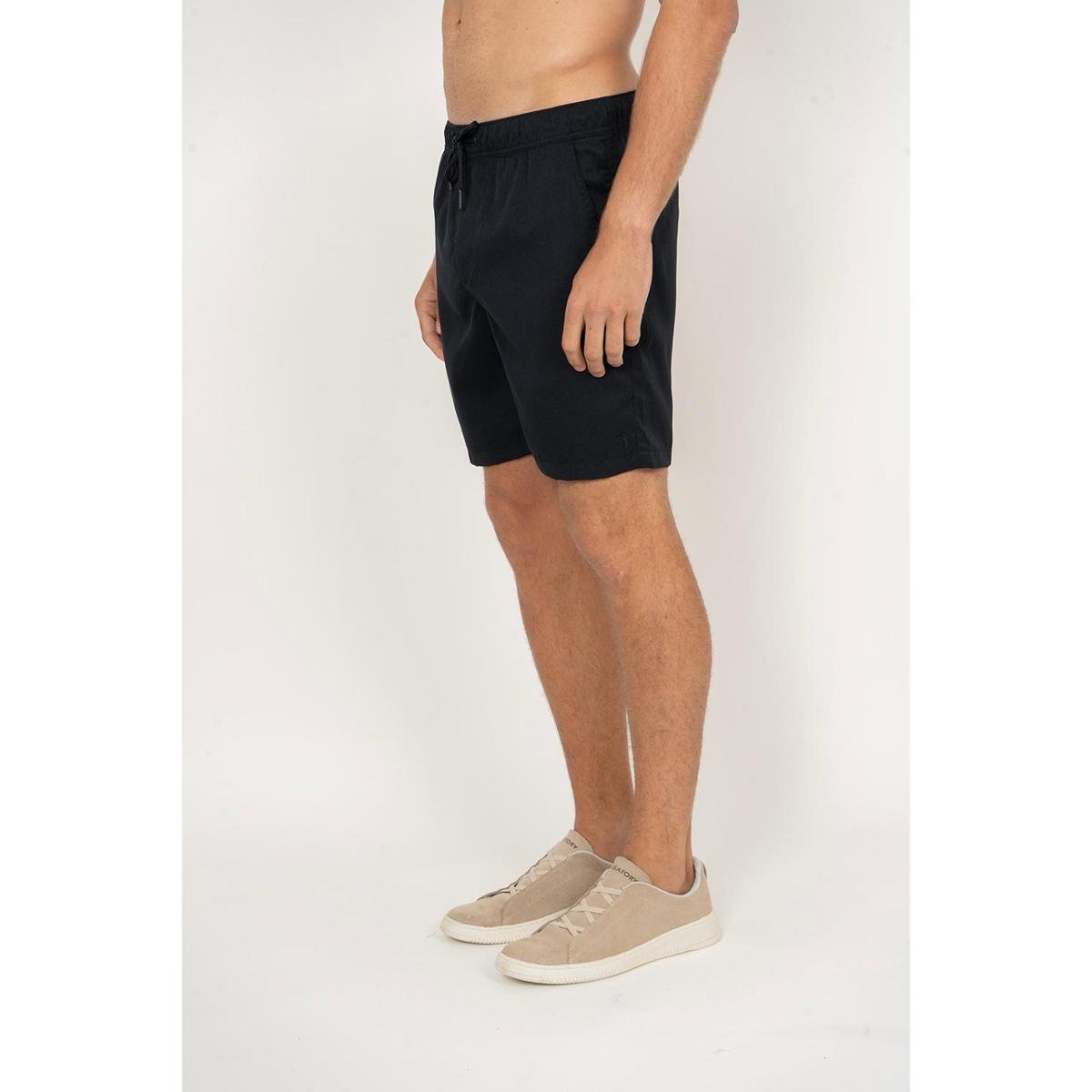 Shorts Fake Cotton Marinho