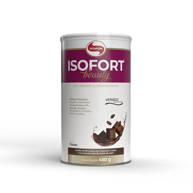 Isofort Beauty - 450g Cacau - Vitafor