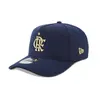 BONE NEW ERA 9FORTY A-FRAME FLAMENGO FUTEBOL LIFESTYLE ABA CURVA AZUL