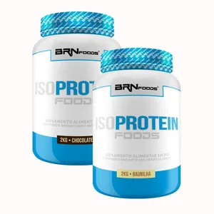 Kit 2x Whey Iso Protein Foods 2kg - BRNFOODS