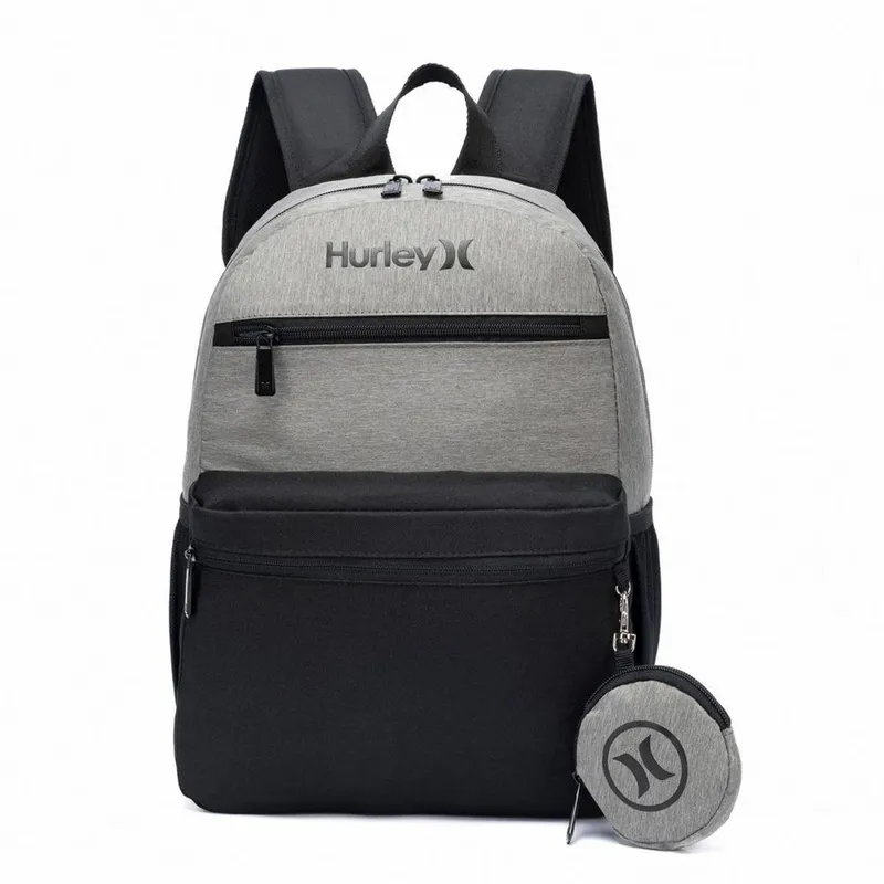 Mochila Hurley Masculina Reforçada Notebook Chaveiro Original 18 Litros