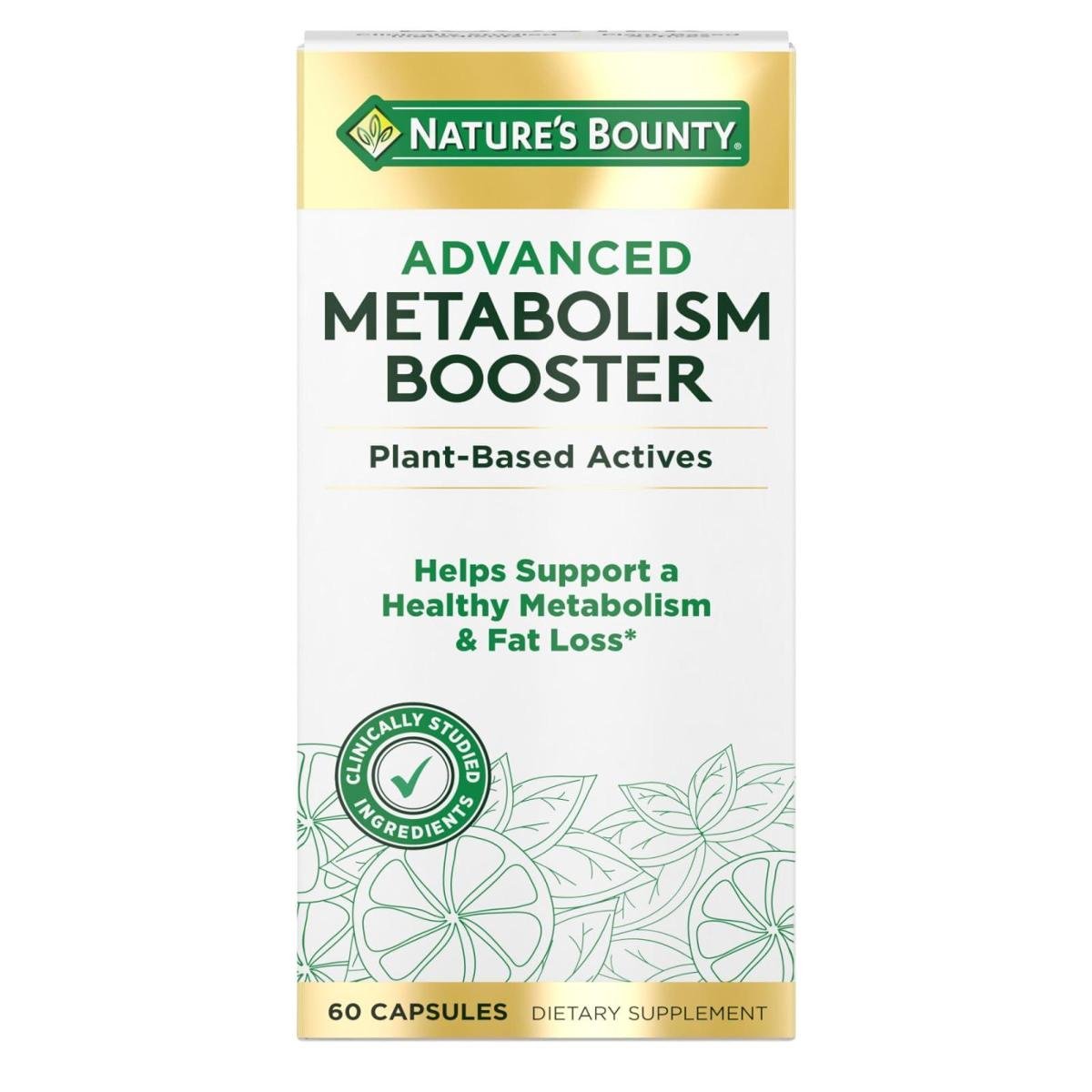 Suplemento Nature's Bounty Advanced Metabolism Booster 60 cápsulas