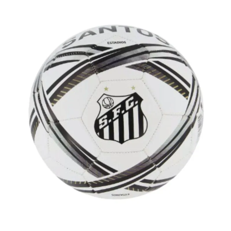 Bola do Santos Futebol Campo Oficial 5 Licenciada Costurada