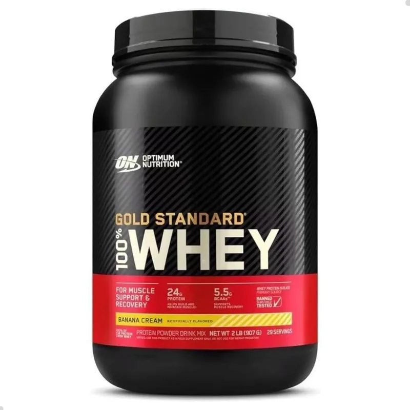 100% Whey Gold Protein Standard New 907g 2 LBS Optimum Nutrition