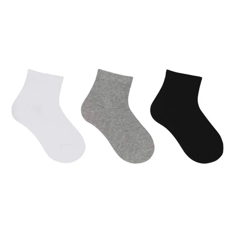 Meia Hoahi Infantil Cano Curto Kit c/3