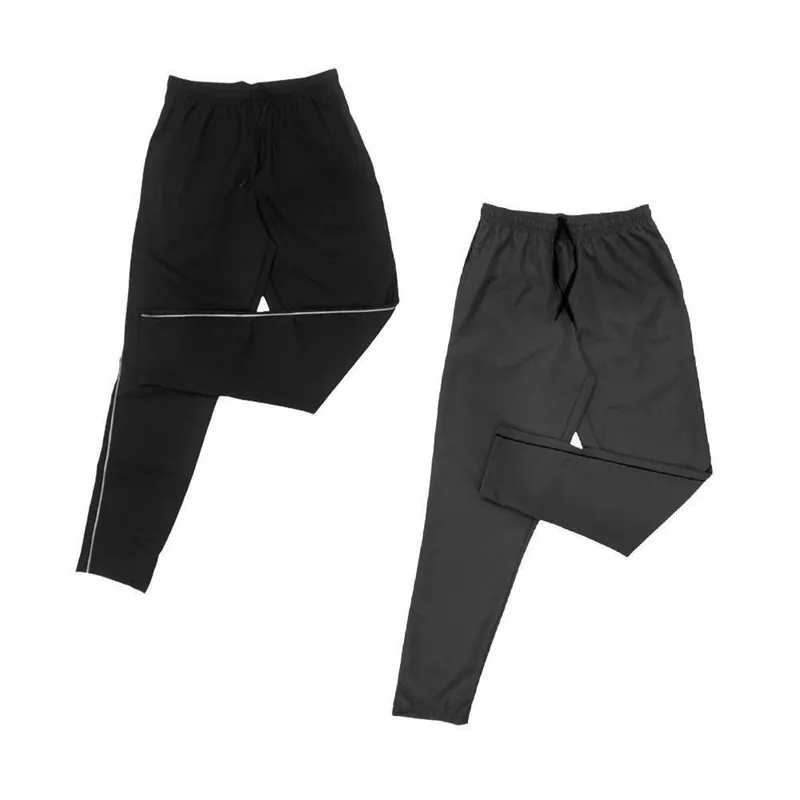 Kit 2 Calças de Tactel Black Bear Lisa Básica Masculina Casual
