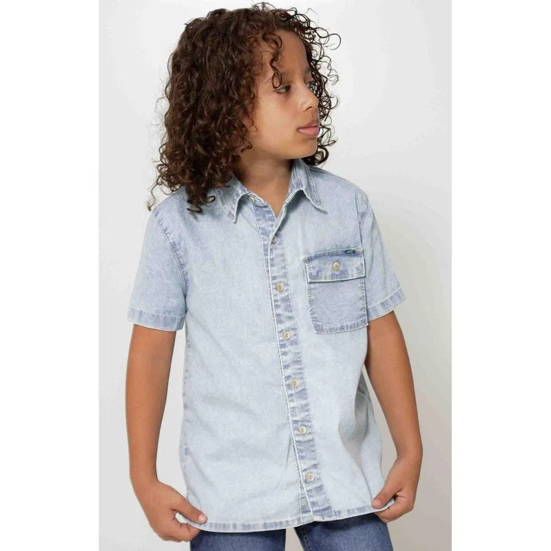 Camisa Masculina Jeans
