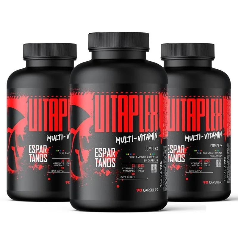Combo 3x Multivitamínico Vitaplex Complex ( 180 Cápsulas )