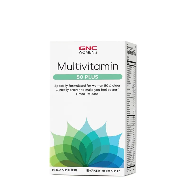 Multivitamínico Feminino 50 Plus | Suporta Cálcio Ósseo