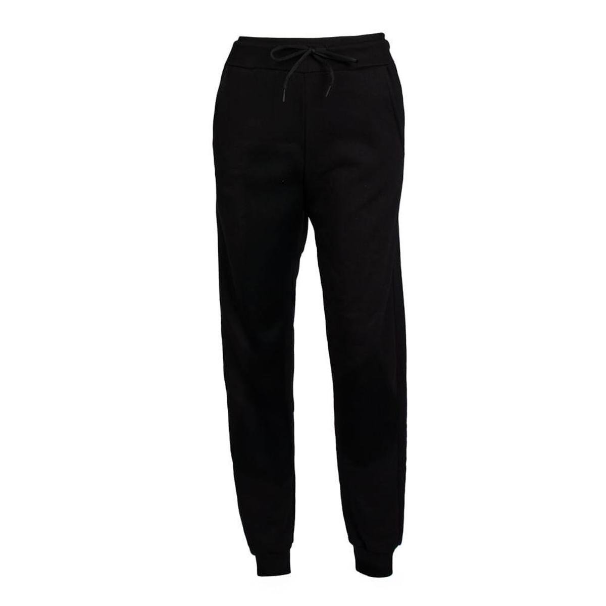 Calça Feminina Desayner Moletom Básica Cinza Mescla