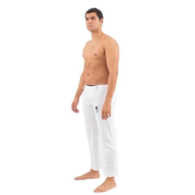 Calça Torah Capoeira Poliester Adulto Branca