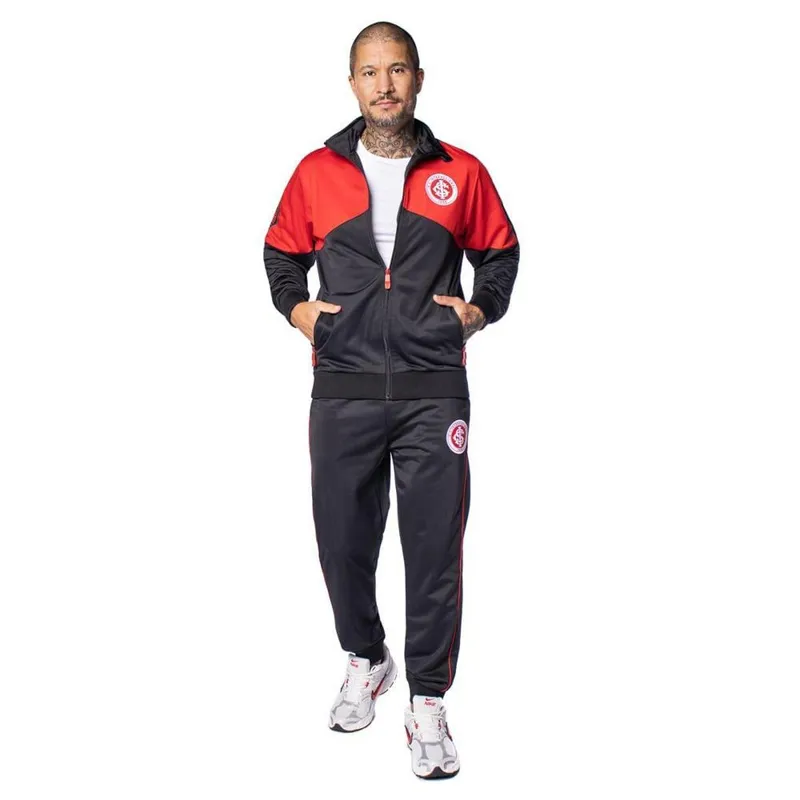 Agasalho Masculino Lotus Inter 26 Esportivo Preto/Vermelho