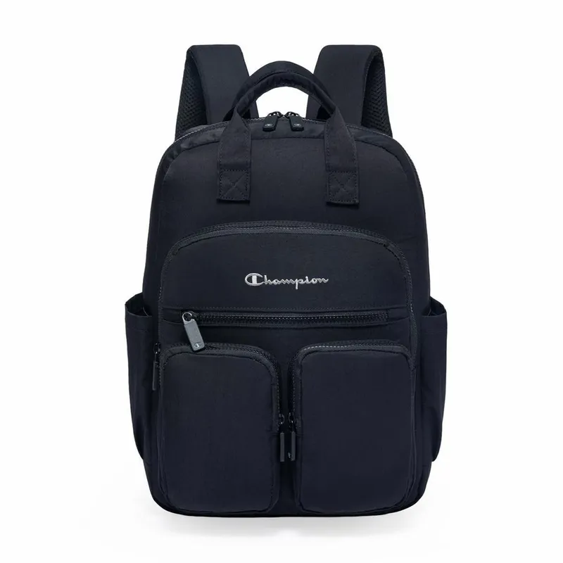 Mochila Champion Masculina Preta Múltiplos Bolsos