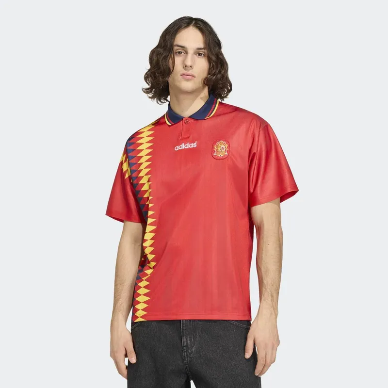 Camisa Seleção Espanha home 1994 s/nº Adidas Masculina