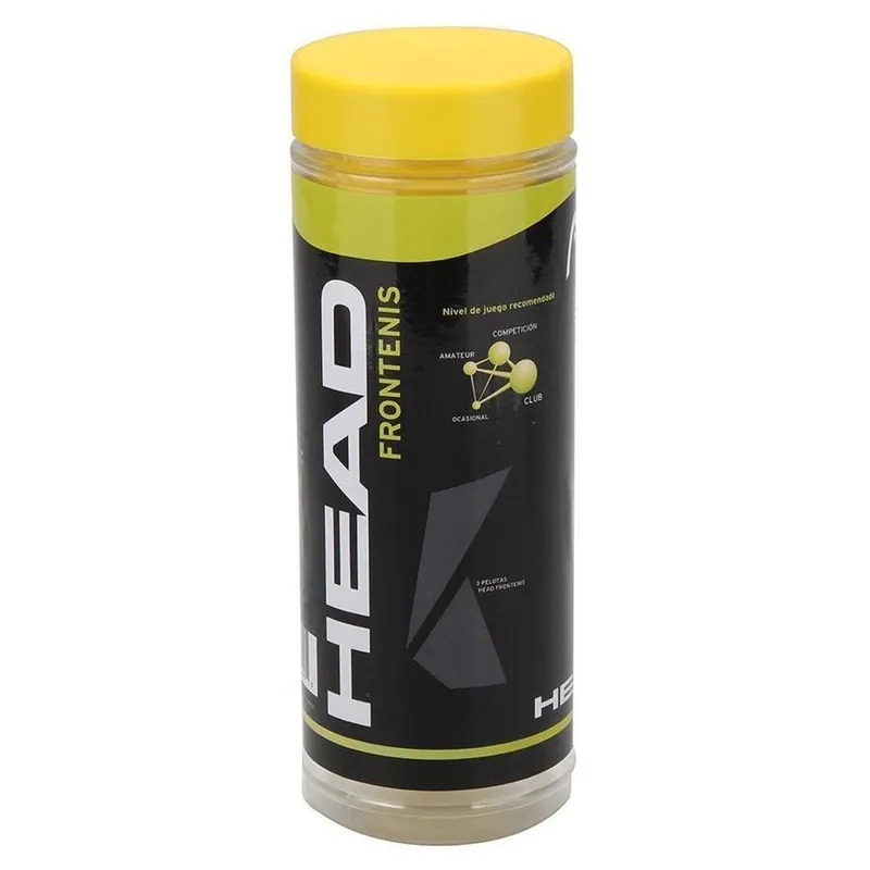 Tubo de Bola de Frescobol Head - Amarelo