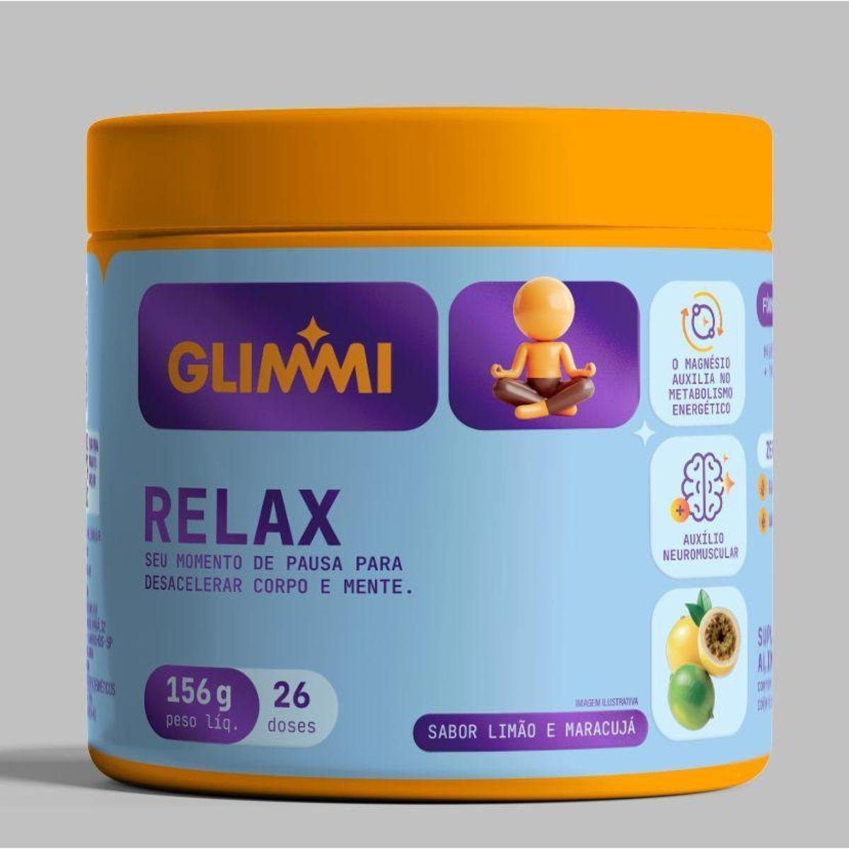 Relax - 156g - Para desacelerar corpo e mente - Glimmi