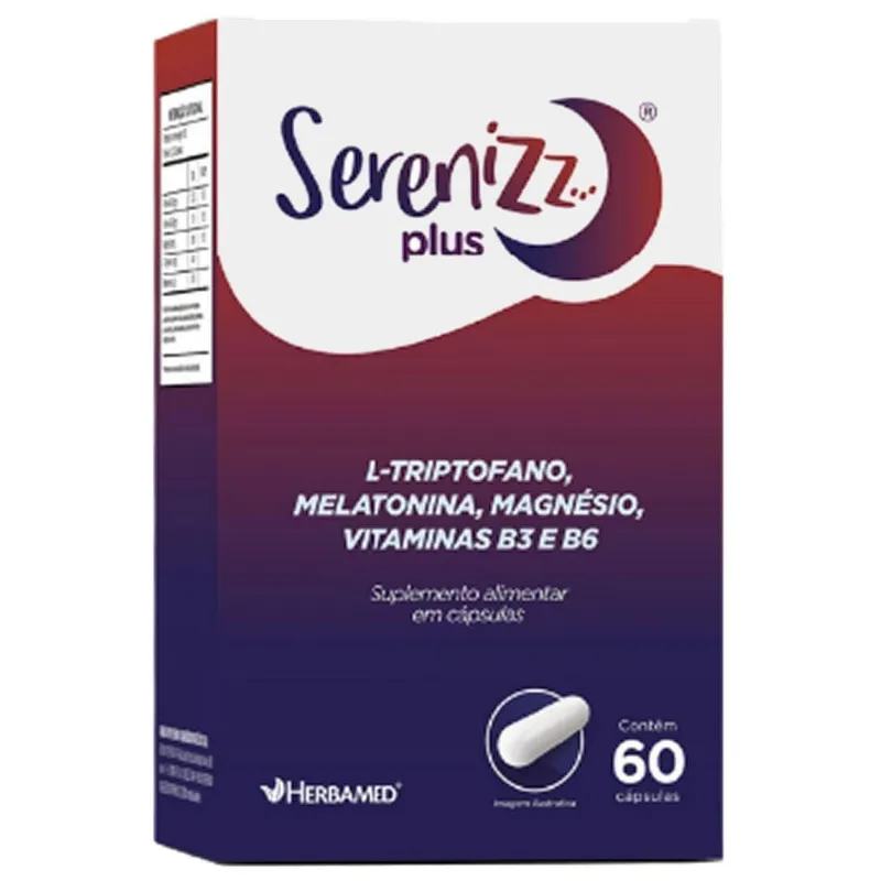 Serenizz Plus - 60 Cápsulas - Herbamed