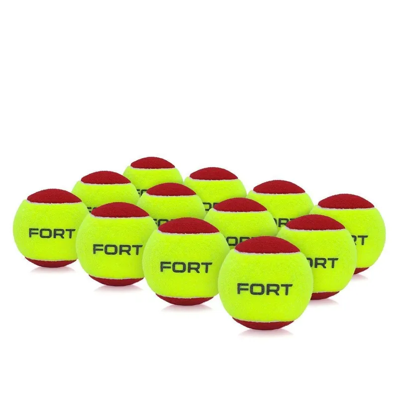 Bola De Tênis Fort Stage 3 - Pack Com 12 Bolas
