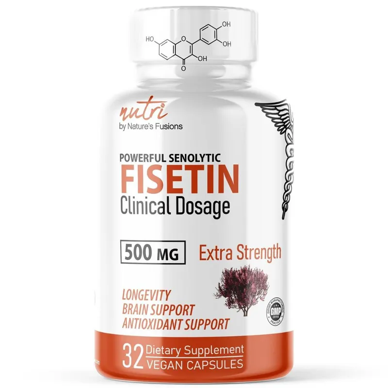 Suplemento Nature's Fusions Nutri Fisetin 500 mg 32 comprimidos
