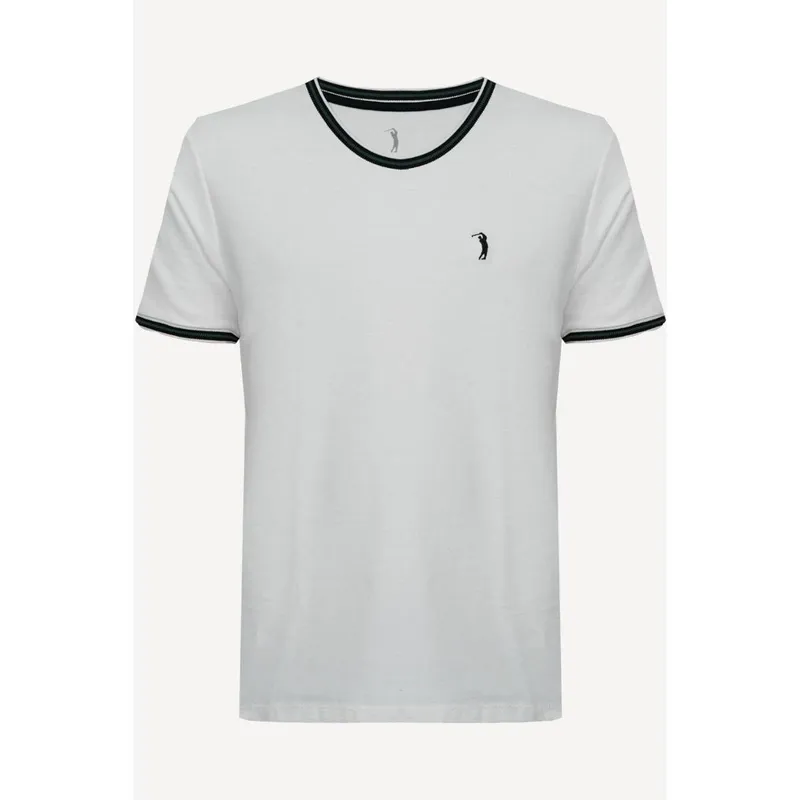 Camiseta Aleatory Lisa Diferenciada Branco